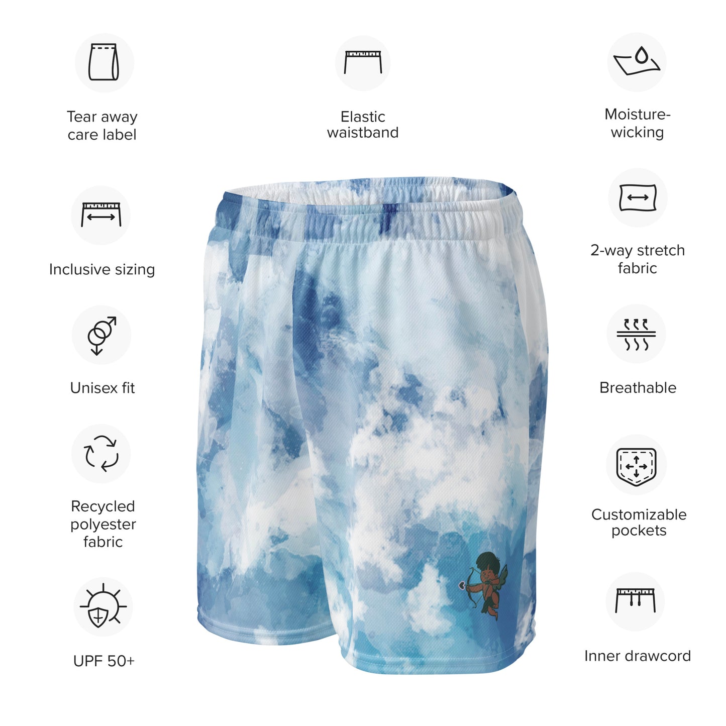 Lovers Cloud Mesh Short