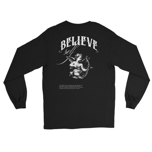 Believe in YOURSELF Long Sleeve Black White