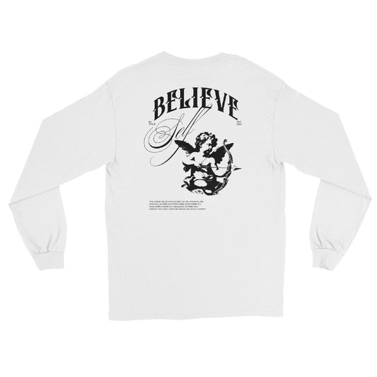 Believe in YOURSELF Long Sleeve White Tee